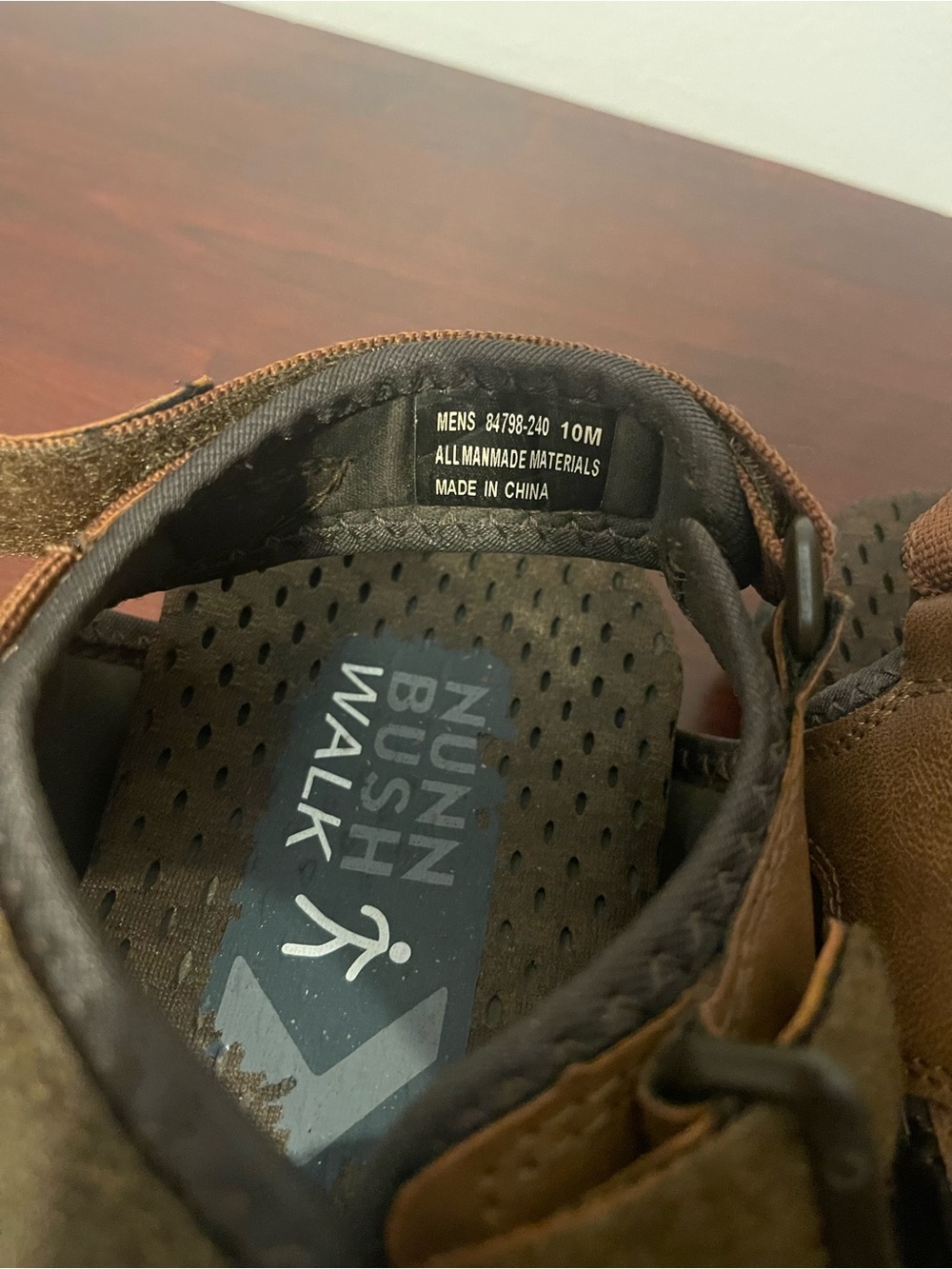 Nunn Bush Brown Men’s Walking Sandal